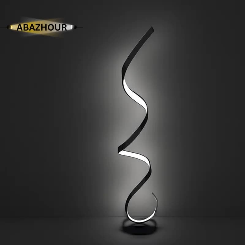 آباژور ایستاده مدرن LED منحنی با بدنه الومینیوم کد SM133