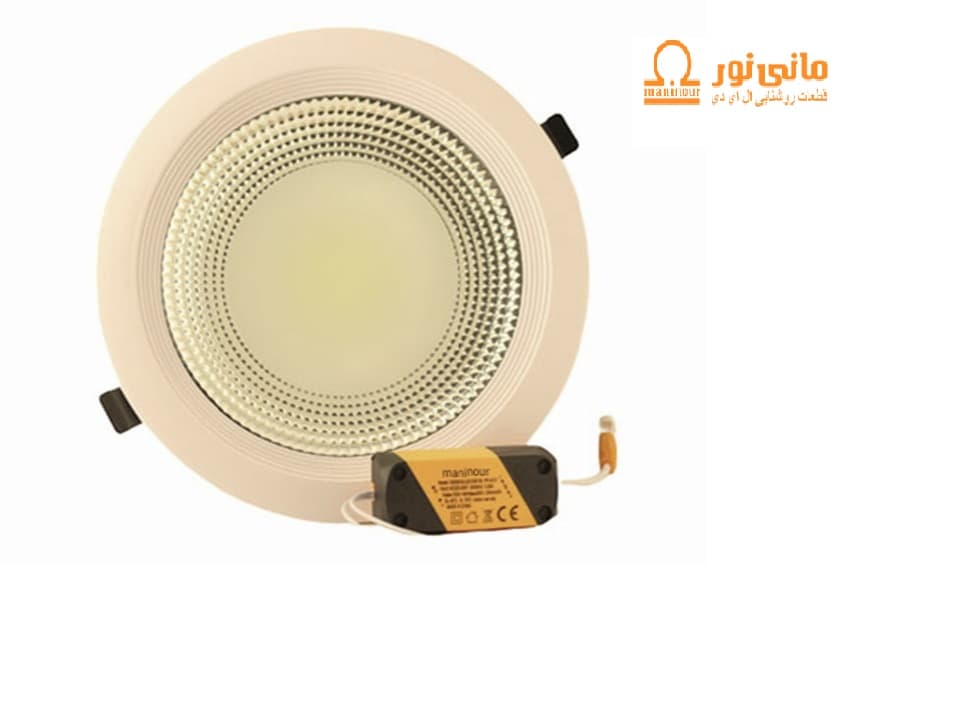 چراغ توکار سقفی 30 وات فلت — تصویر ۶