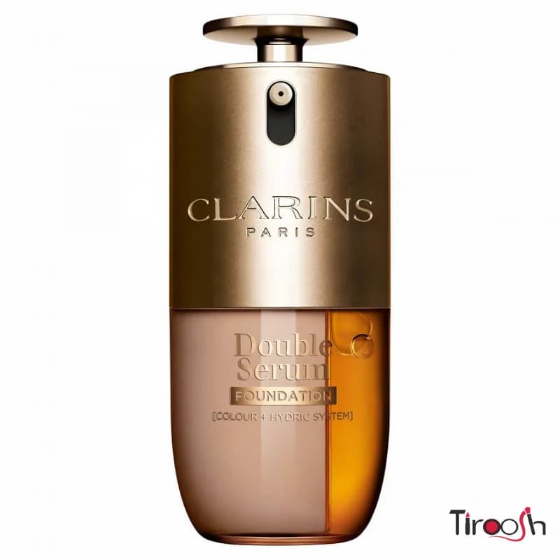 کرم پودر دبل سرم کلارنس clarins double serum foundation — تصویر ۹