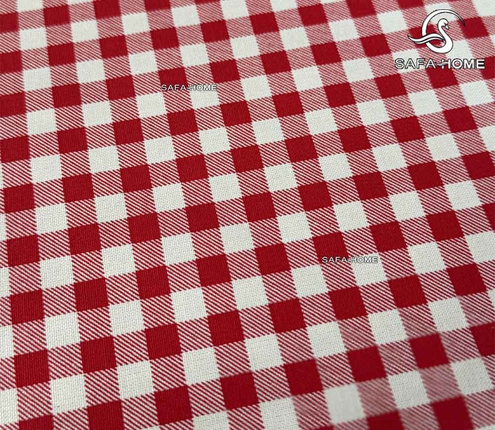 رومیزی رانر طرح چهارخانه سایز 180 سانتی متر — تصویر ۲