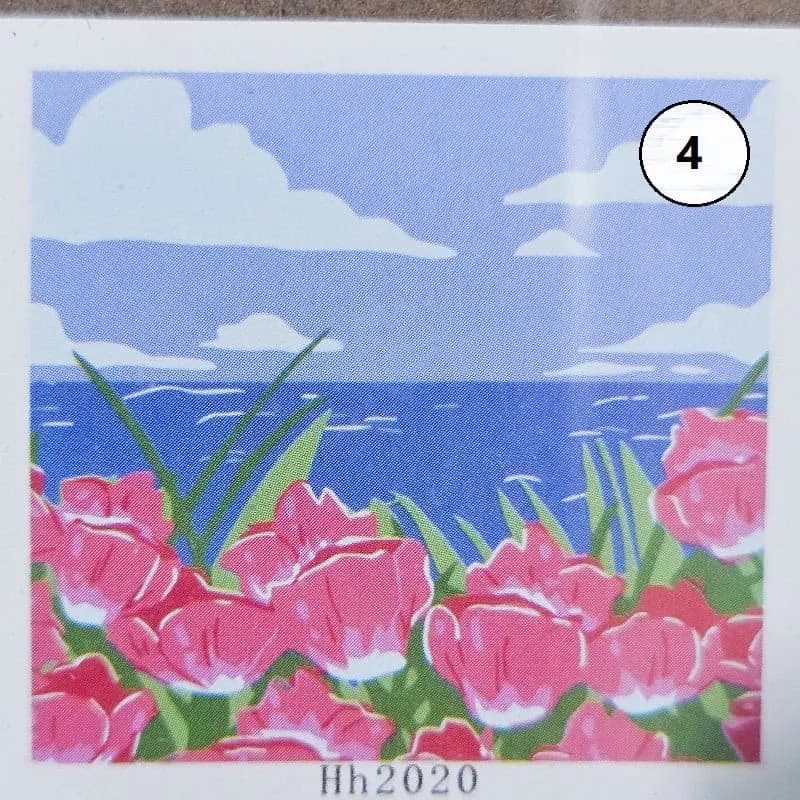 بوم رنگ آمیزی با اعداد سایز 20*20 — تصویر ۵