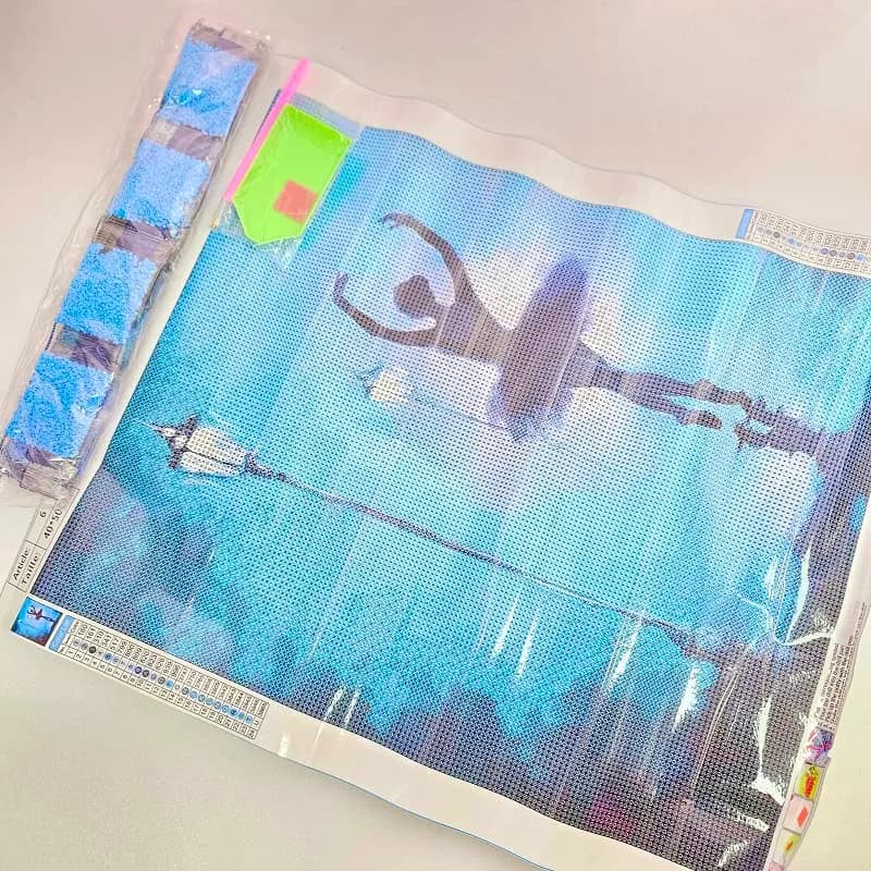نقاشی الماسی فرشی بزرگسال 50*40 — تصویر ۱۰