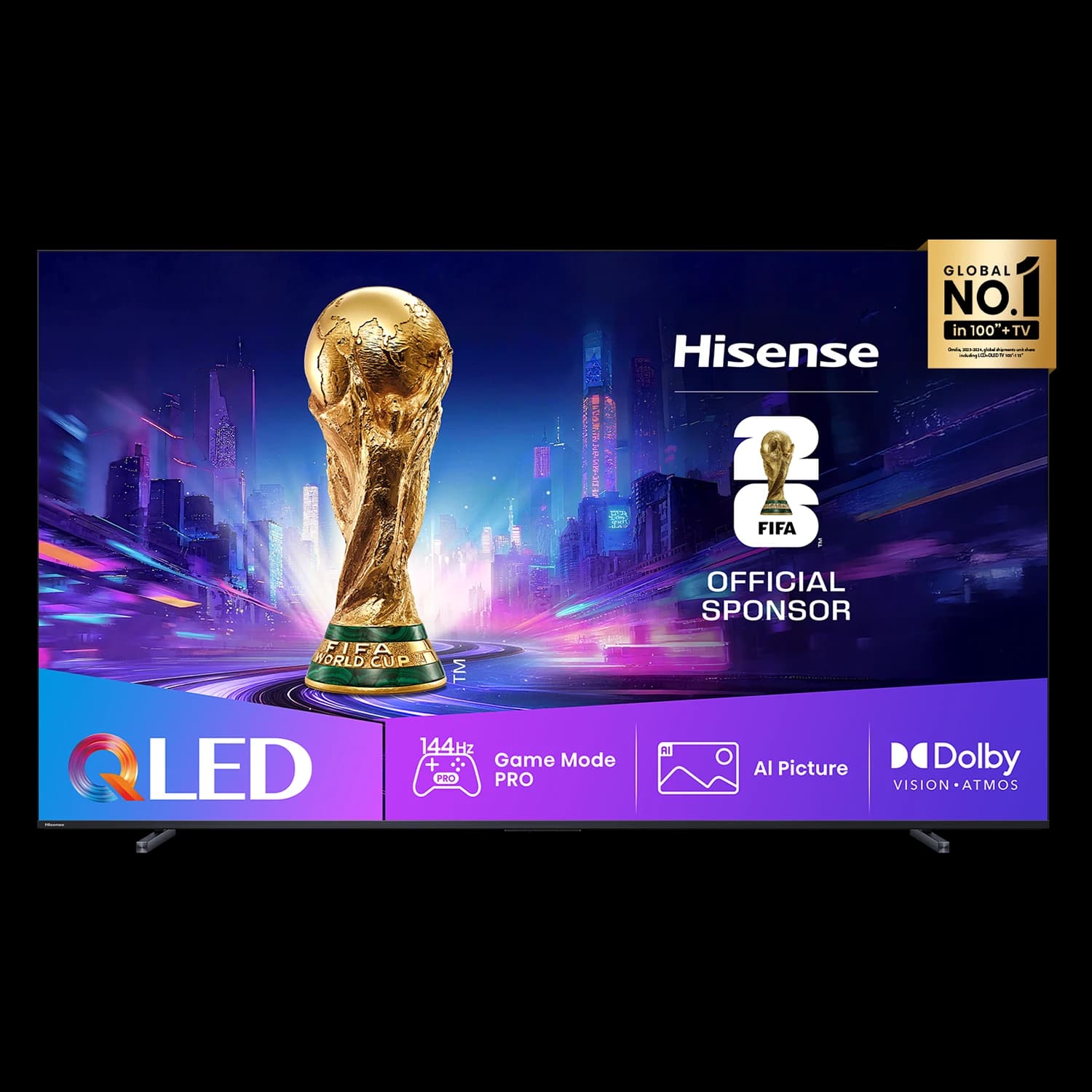 تلویزیون QLED هوشمند هایسنس 100 اینچ مدل 100Q7QAU — تصویر ۹