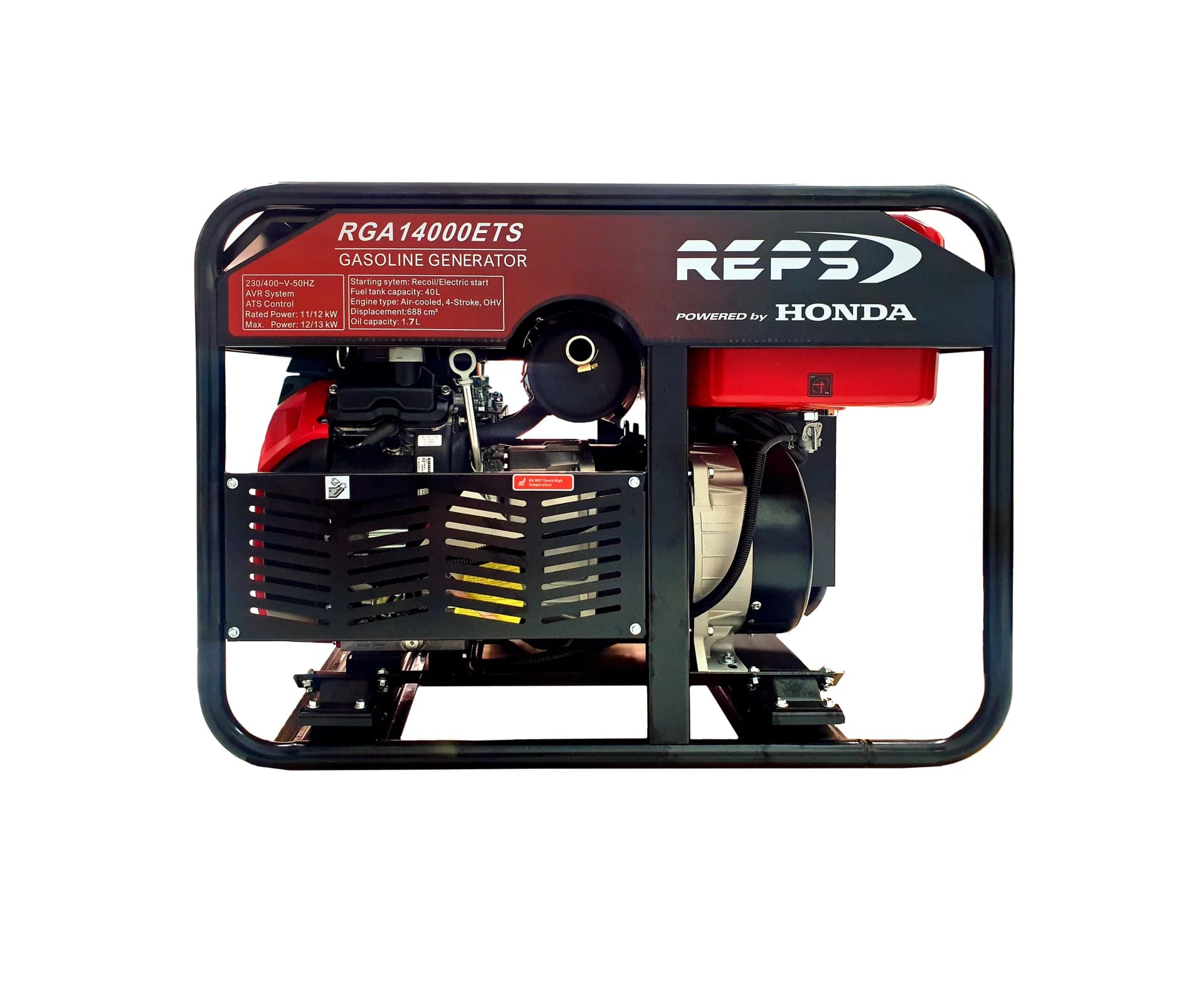 موتور برق 13 کیلووات تک فاز و سه فاز بنزینی هوندا رپس مدل RGA14000ETS با موتور GX690 — تصویر ۱۱