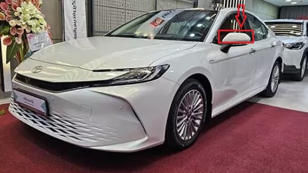 قاب آینه کمری 2025 سمت چپ (راننده) و راست (شاگرد) — تصویر ۲