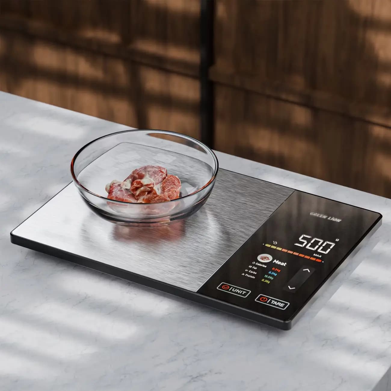 ترازو هوشمند آشپزخانه گرین لاین مدل Green Lion Smart Food Scale — تصویر ۸