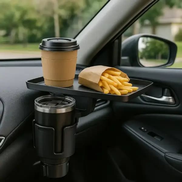 جا لیوانی و سینی خودرو گرین لاین مدل Green Lion Tray Mate 2-In-1 Cup Holder — تصویر ۱۰