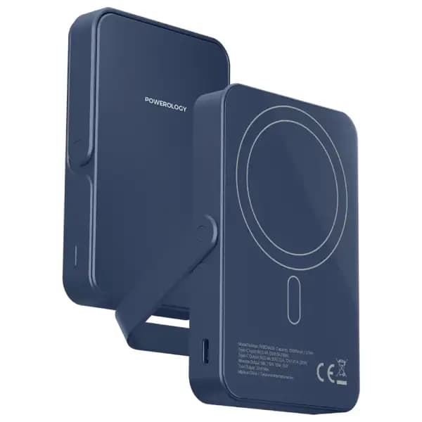 پاوربانک 10000 هزار 20 وات مگ سیف پاورولوژی مدل Powerology Spetemor 10000mAh MagSafe Power Glass Surface — تصویر ۱۱
