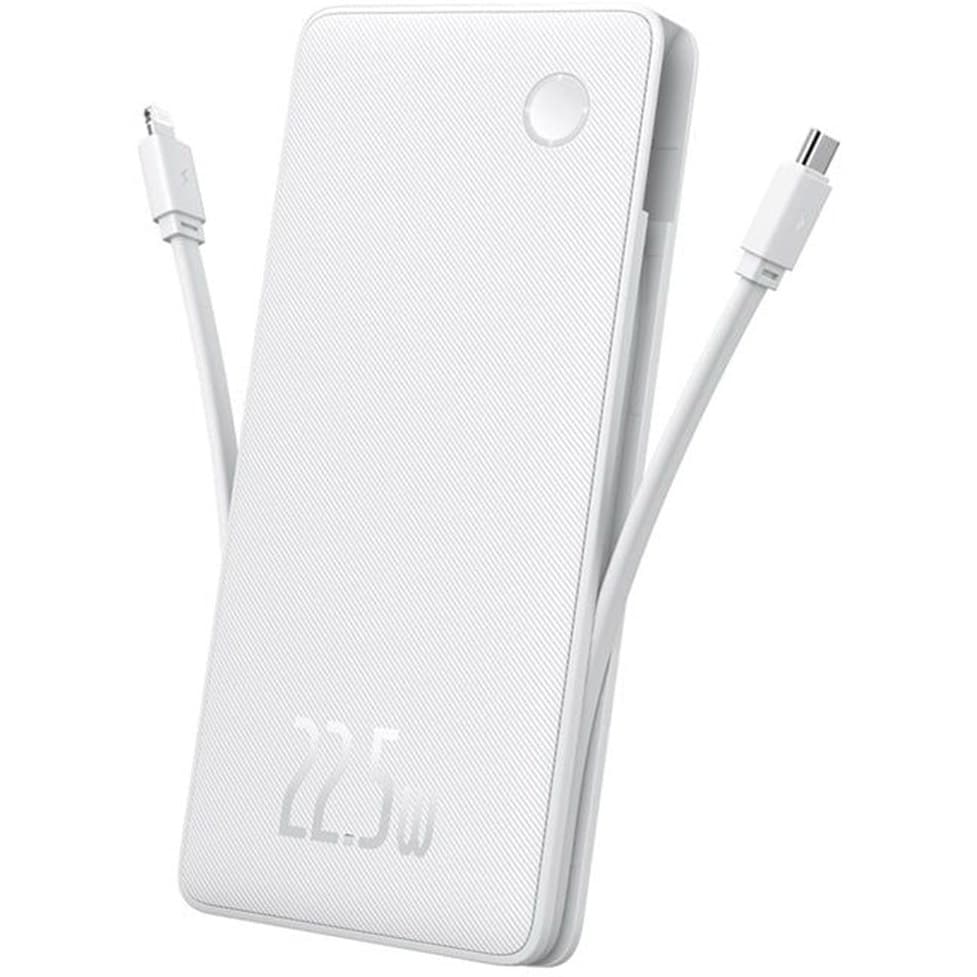 پاوربانک باسئوس مدل Airpow Lite PPAP2-10A ظرفیت ۱۰ هزار میلی آمپر با توان ۲۲.۵ وات