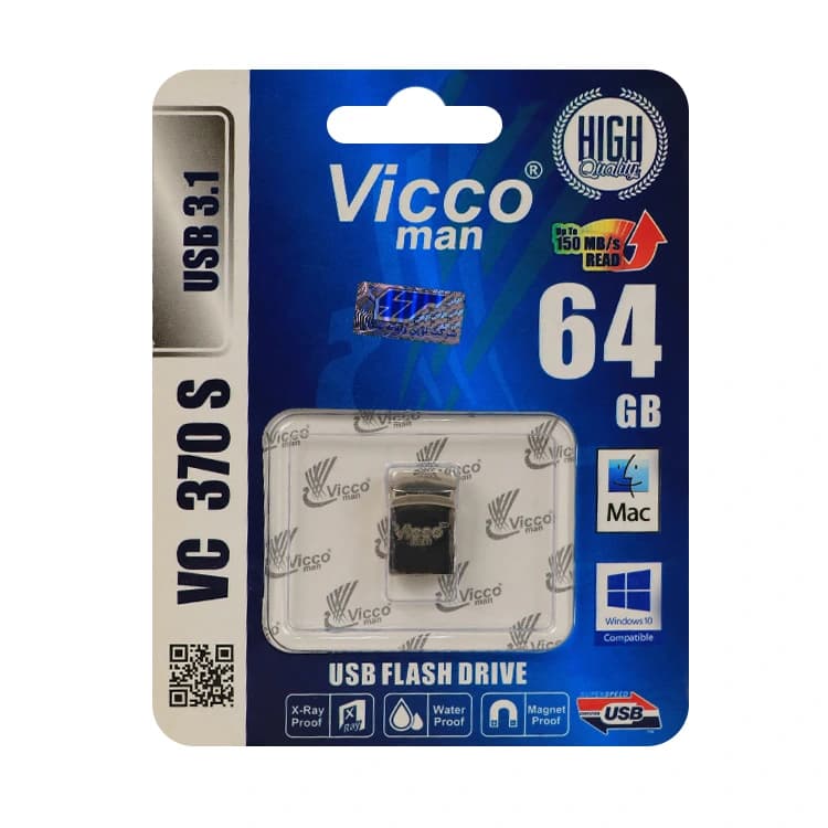 فلش 64 گيگ VICCO مدل USB3.0 VC370 — تصویر ۳