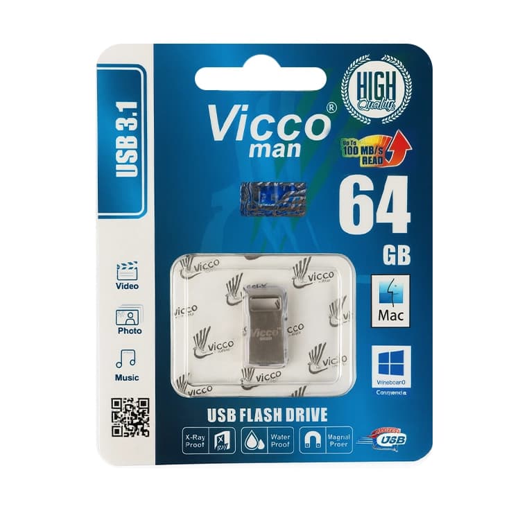 فلش 64 گيگ VICCO مدل USB3.0 VC363 — تصویر ۳
