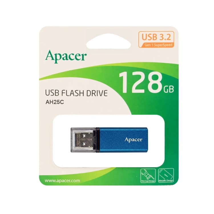 فلش 128 گيگ APACER مدل USB3.2 AH25