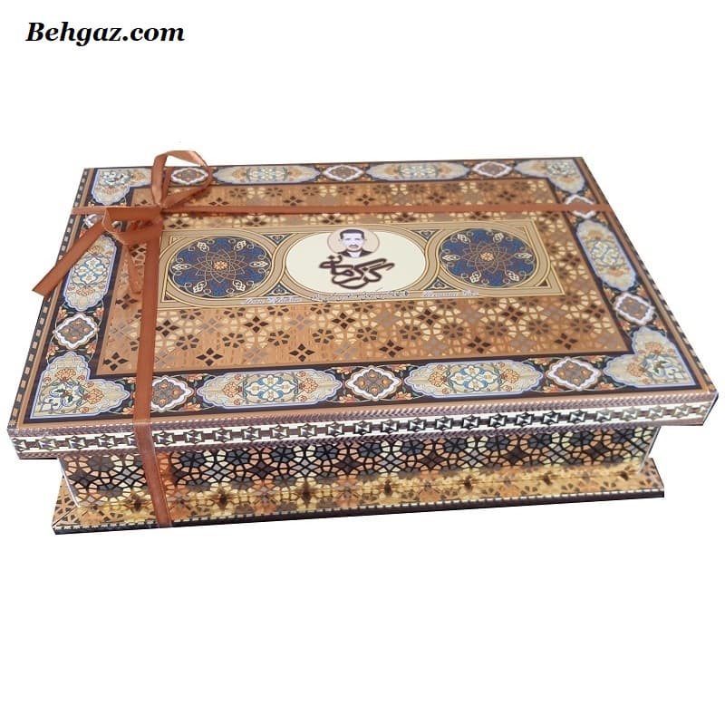 گز کرمانی 28 درصد مخلوط لقمه جعبه خاتم – 450 گرم — تصویر ۱۰