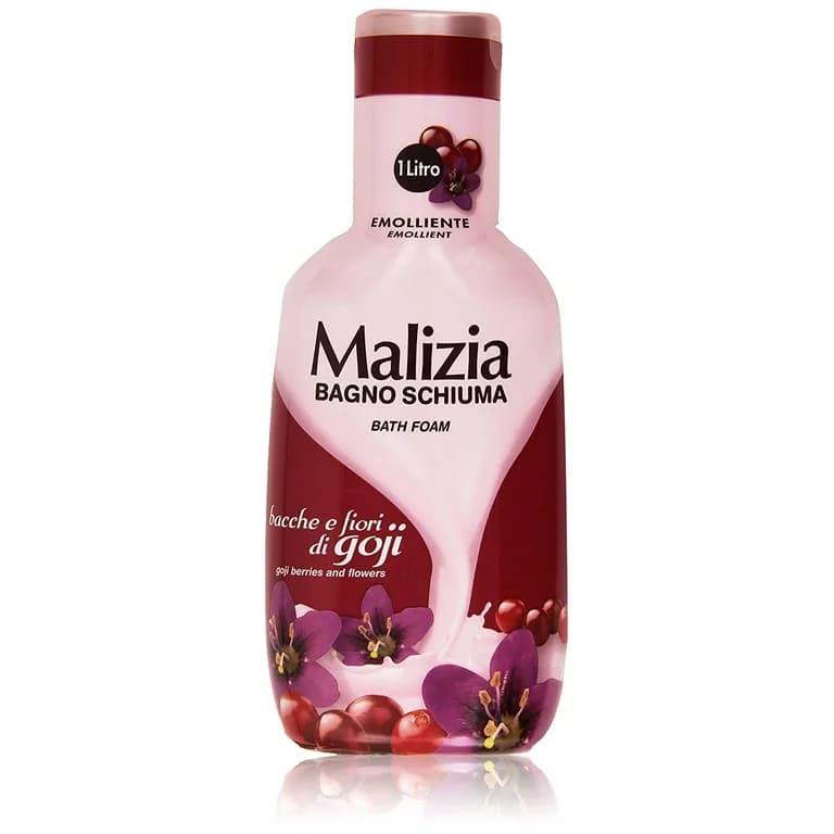 فوم حمام 1 لیتر مالیزیا رایحه گل و انواع توت ها | Malizia goji berries and flowers