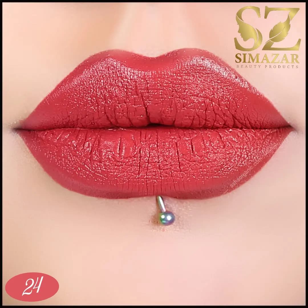 رژلب گیاهی سیمازر کد24