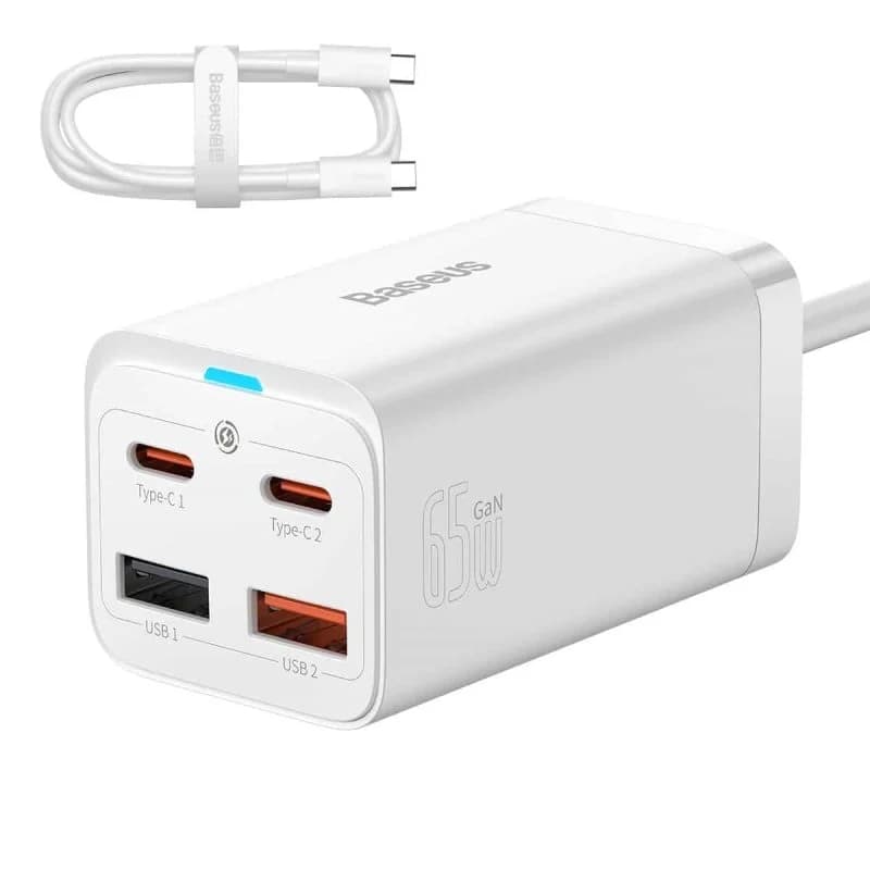 شارژر رومیزی باسئوس مدل Desktop Fast 65W به همراه کابل USB-C — تصویر ۱۰
