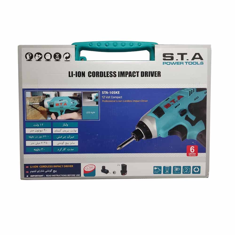 پیچ بند شارژی 12 ولت 1/5 آمپر اس تی آ LT10SKE — تصویر ۱۰