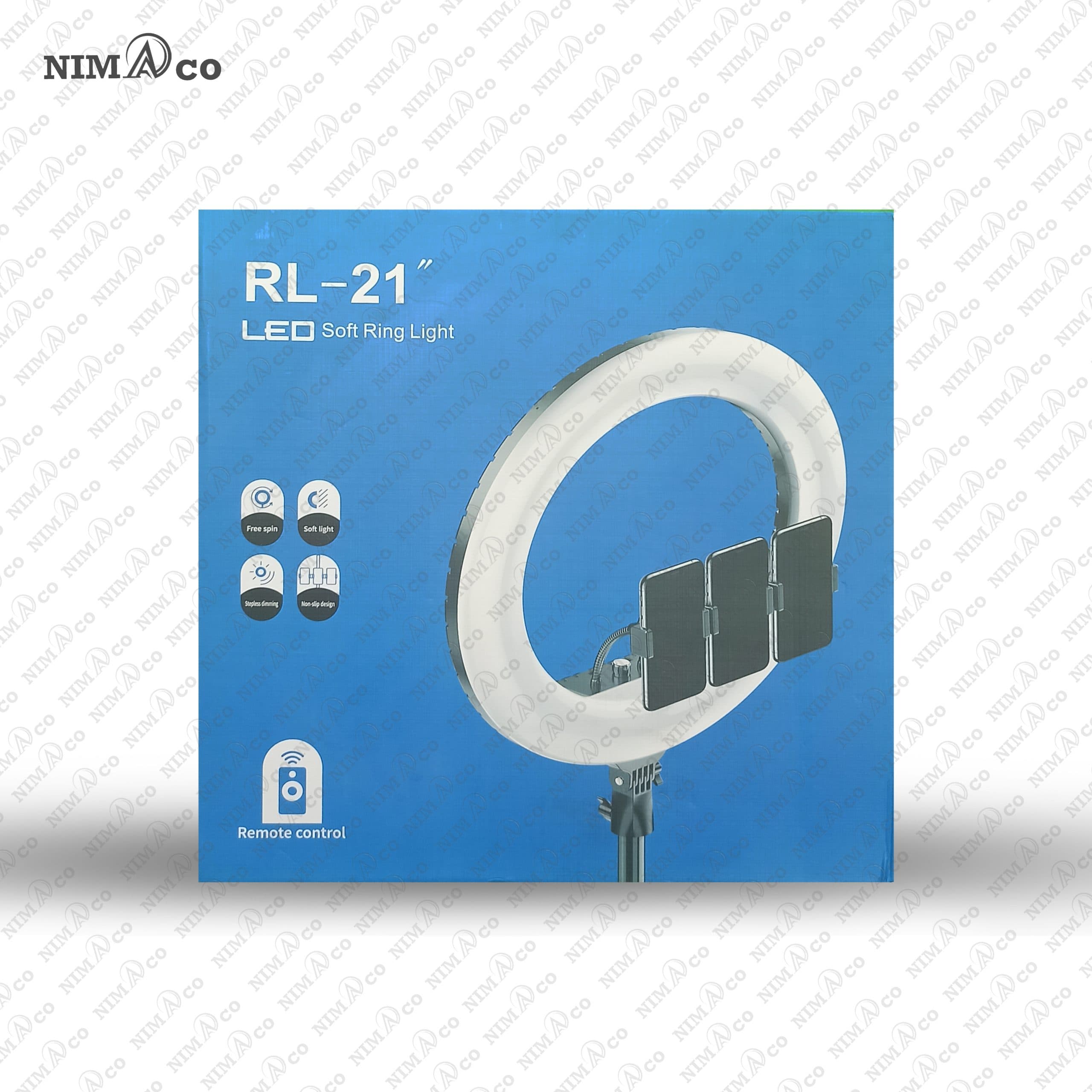 رینگ لایت حرفه ای مدلRL-21اینچ — تصویر ۳