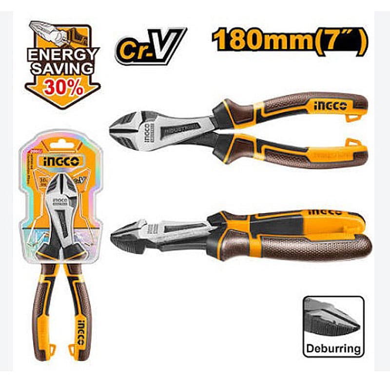 انبردست سیم چین 7 اینچ کله گاوی صنعتی اینکو مدل HHHDCP28180 — تصویر ۱۰