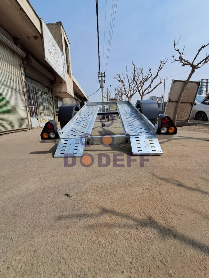 یدک کش موتور چهارچرخ (تریلر) پشت ماشین دودف — تصویر ۱۰