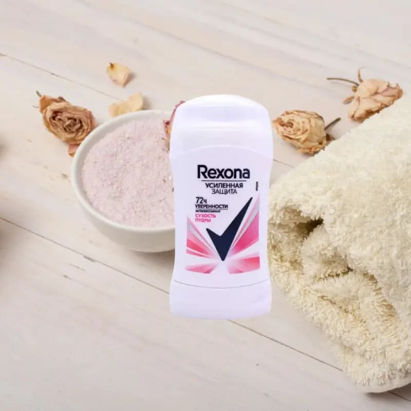 استیک ضد تعریق زنانه رکسونا REXONA مدل Dry Powder 72h حجم 40 میل — تصویر ۵