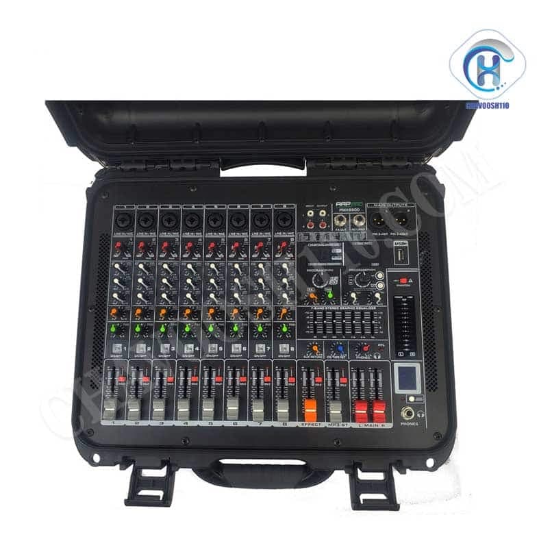 پاورمیکسر آسیاامپ مدل AAPRO PMX-8800 — تصویر ۳