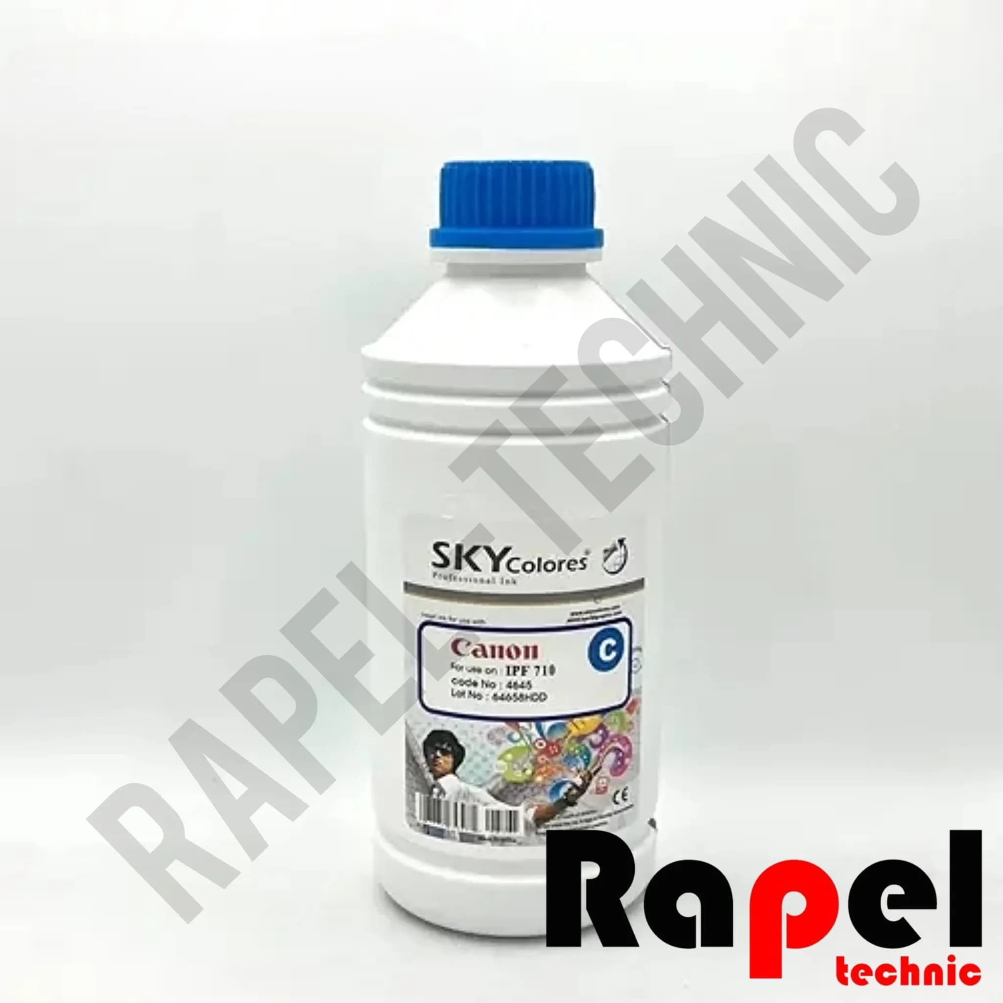 جوهر پلاتر کانن IPF710 آبی (یک لیتری) اسکای | مناسب پلاترهای 5 رنگ کانن (CYAN) — تصویر ۲