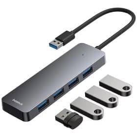هاب 4 پورت تایپ سی به USB 3.0 باسئوس سری UltraJoy مدل BS-OH080 B0005280B111
