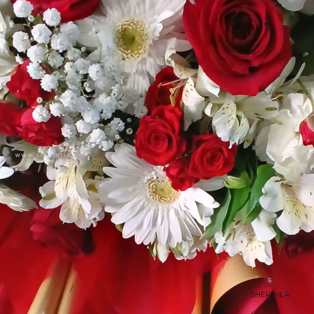 تاج گل تبریک نورا — تصویر ۶