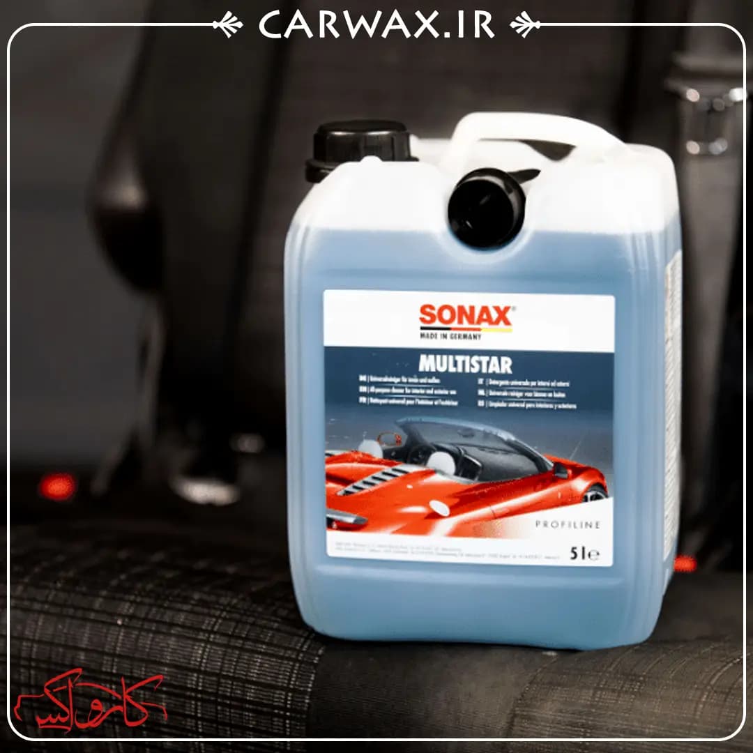 جرم گیر و چند منظوره تمام سطوح مولتی استار گالنی 5 لیتری خودرو سوناکس Sonax MultiStar 5L — تصویر ۲