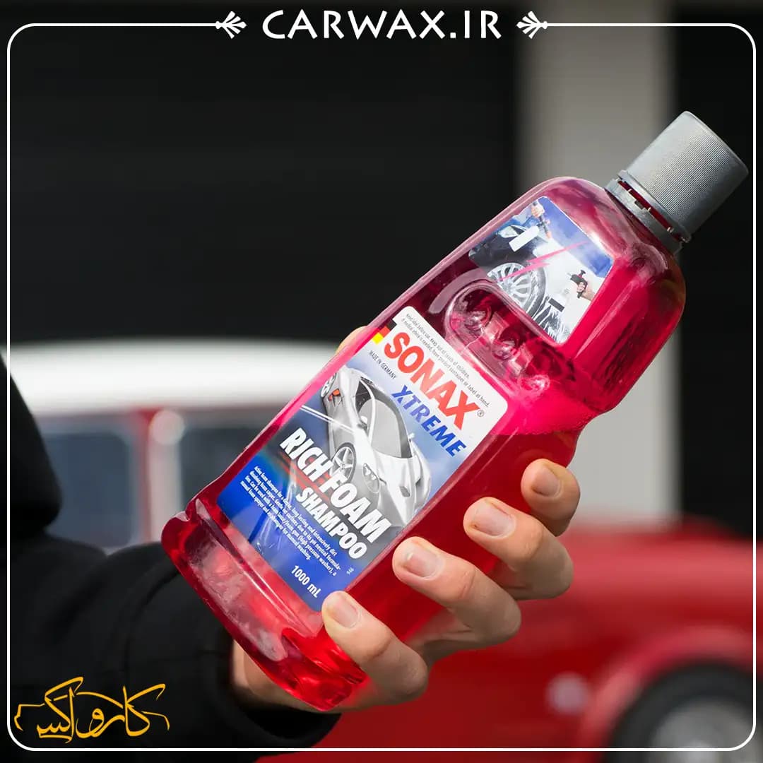 شامپو سرامیک خنثی و فوم بدنه خودرو یک لیتری سوناکس Sonax XTREME Rich Foam Shampoo — تصویر ۶