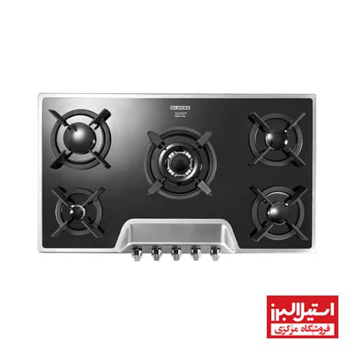 گاز G-5901S استیل و شیشه استیل البرز — تصویر ۳
