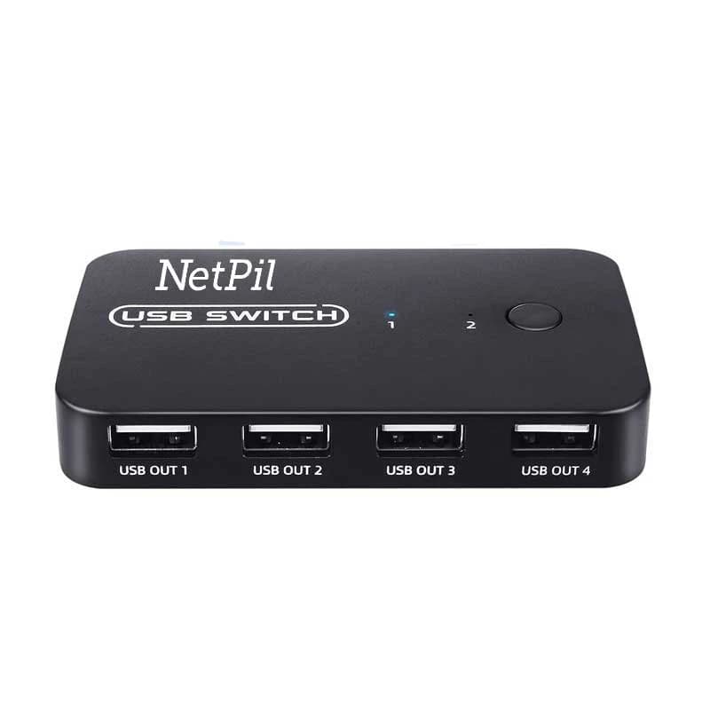 سوییچ 4 پورت USB3.0 نت پیل مدل U302 — تصویر ۶