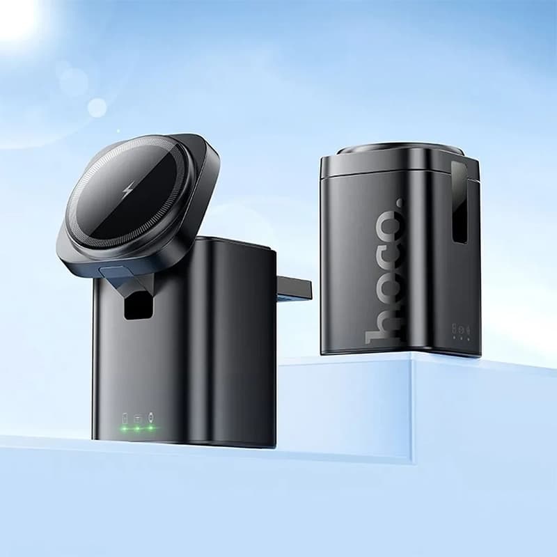 شارژر بیسیم برند هوکو 3 در 1 مدل CQ20 Clever — تصویر ۷