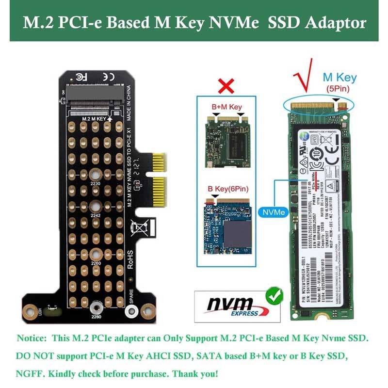 کارت تبدیل M2 SSD NVME به PCI-E مدل netpil-7051 — تصویر ۵