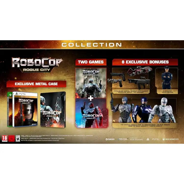 دیسک بازی RoboCop: Rogue City Collection – مخصوص PS5 — تصویر ۳