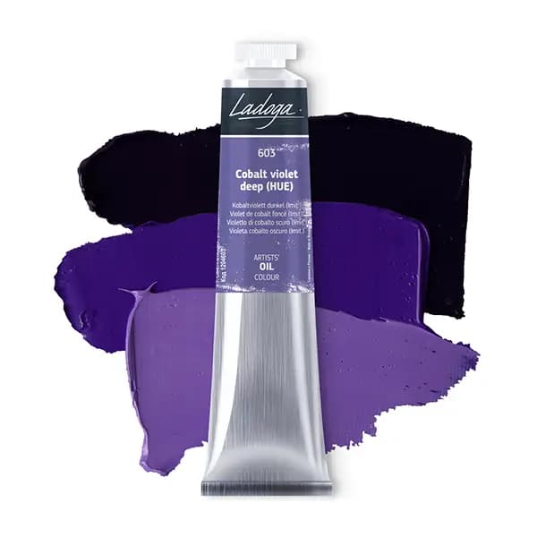 رنگ روغن سنت پترزبورگ (لادوگا) رنگ Cobalt violet deep 603 — تصویر ۵