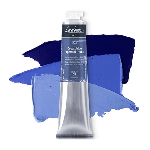 رنگ روغن سنت پترزبورگ (لادوگا) رنگ 502 Cobalt blue spectral — تصویر ۲