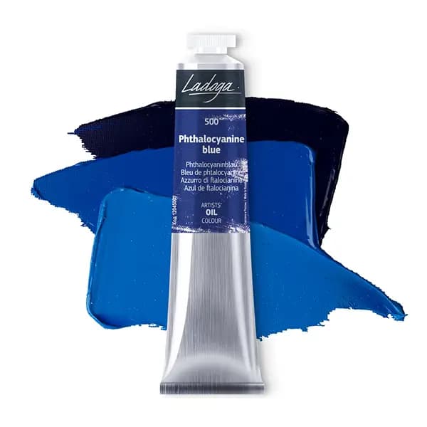 رنگ روغن سنت پترزبورگ (لادوگا) رنگ Phthalocyanine blue 500 — تصویر ۲