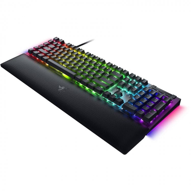 کیبورد با سیم گیمینگ Razer Blackwidow V4 – سوییچ سبز — تصویر ۱۰