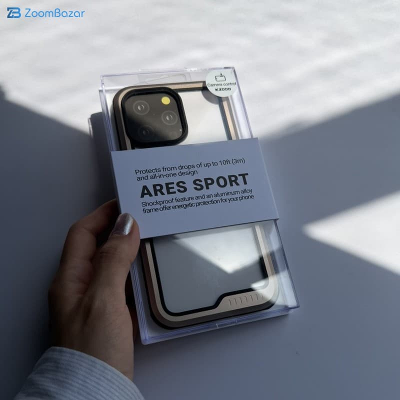 قاب قاب کی زد دو مدل Ares sport مناسب برای گوشی موبایل اپل iPhone 16 pro max — تصویر ۴