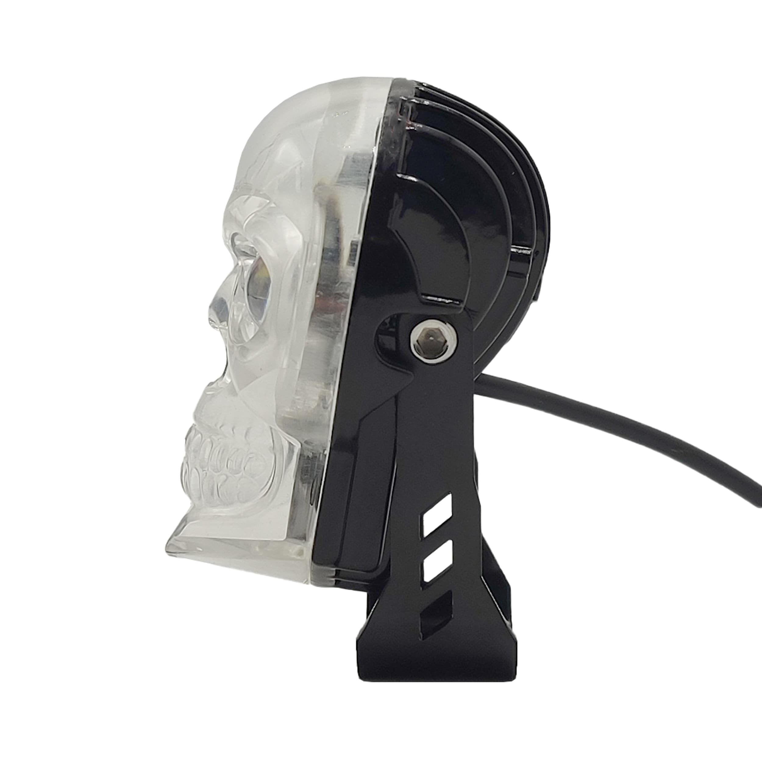 پرژکتور موتورسیکلت طرح SKULL مدل RGB شفاف — تصویر ۸