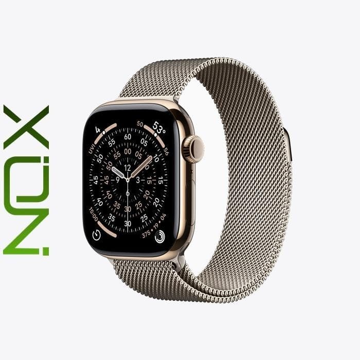 اپل واچ سری ۱۱ تیتانیوم ۴۲ میلیمتری بند میلانس لوپ ۲۰۲۵ — تصویر ۳