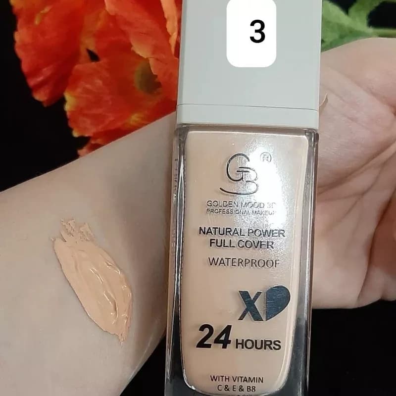کرم پودر ۲۴ ساعته XD گلدن مود فرانسه — تصویر ۱۰