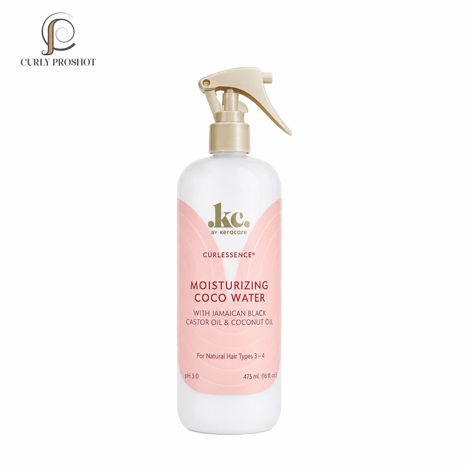 اسپری آب نارگیل ریفرش و آبرسان موی فر کرا کر KeraCare Curl Essence Moisturizing Coco Water 475ml
