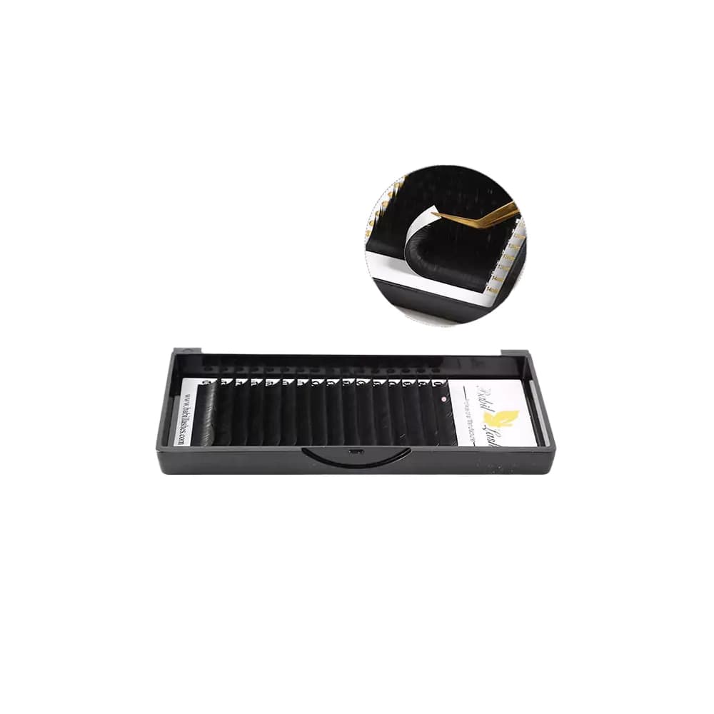 پالت مژه اکستنشن والیوم 16لاین بابیل لش BABIL LASHES تک سایز 13 ضخامت 0.20 فر CC — تصویر ۲