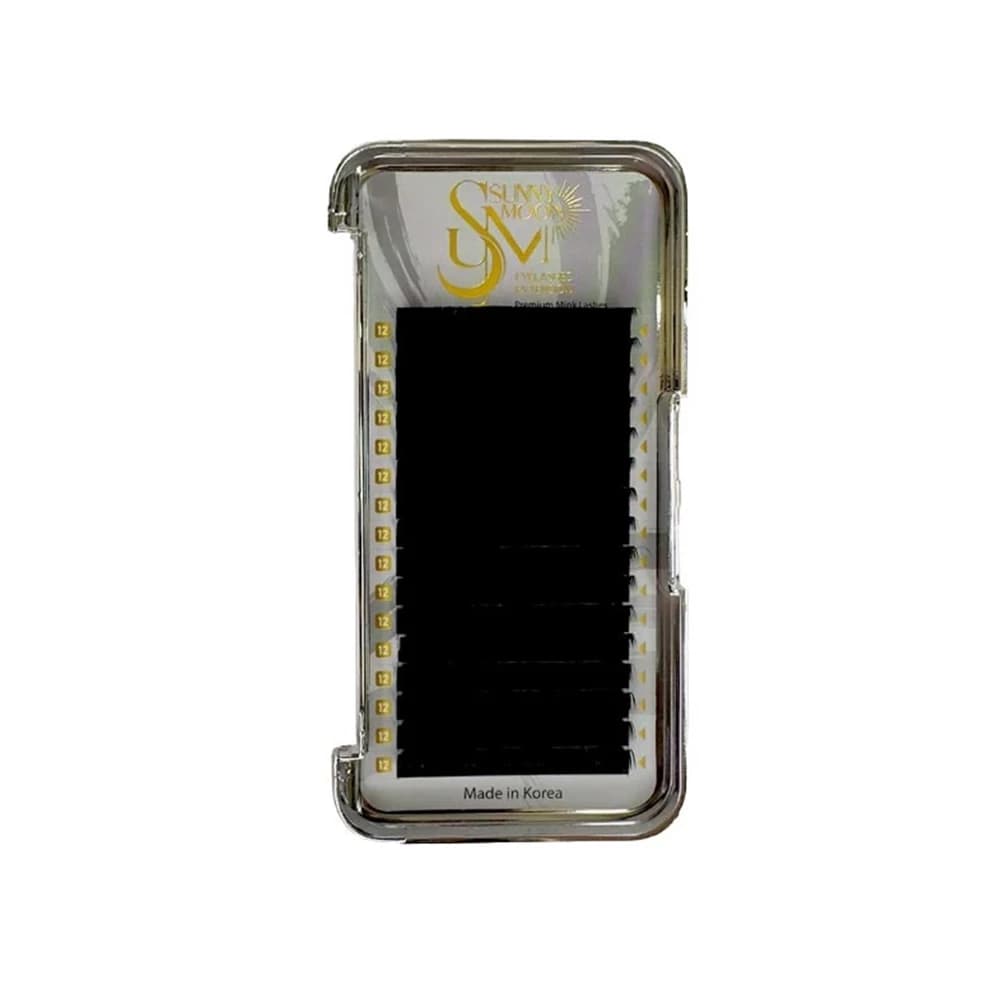 پالت مژه اکستنشن والیوم 16 لاین سانی مون SUNNY MOON تک سایز 13 ضخامت 0.07 فر C — تصویر ۳