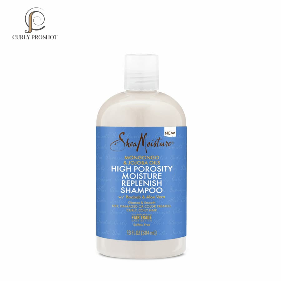شامپو موهای تخلخل زیاد شی مویسچر SheaMoisture High Porosity Moisture Replenish Shampoo 384ml — تصویر ۴
