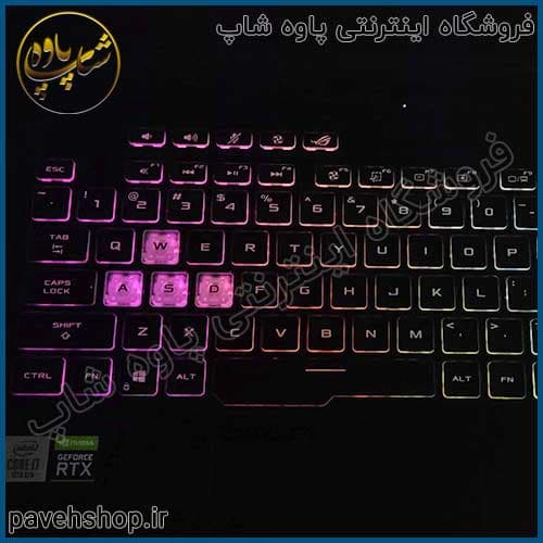 لپتاپ ایسوز گیمینگ ROG Strix G15 G512LW-Core i7-10750H-RTX2070-16GB-256SSD — تصویر ۱۱