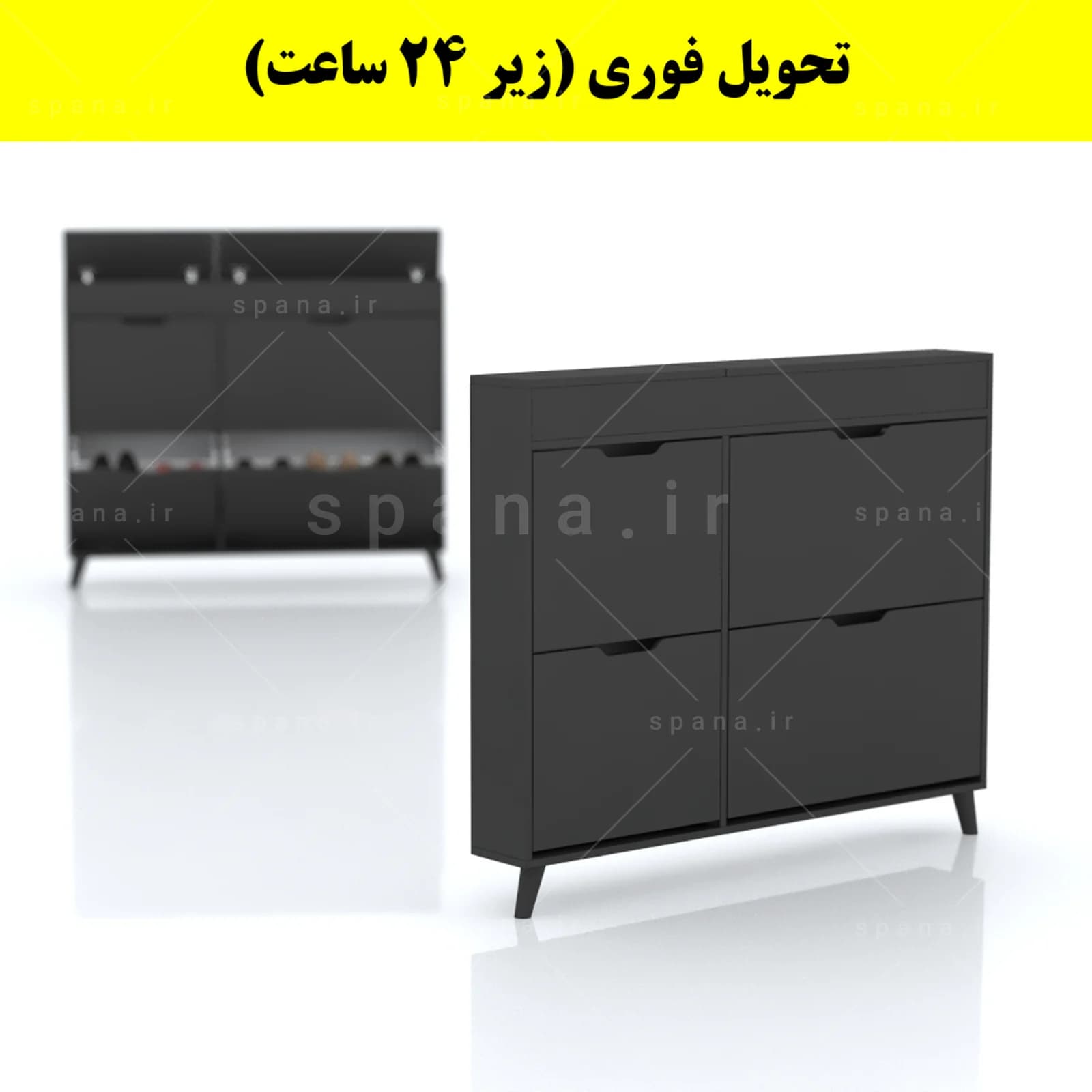 جاکفشی داشبوردی باریک باکس دار چهار درب النا – طول 125 (تحویل فوری) — تصویر ۷